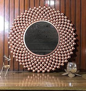 Buy HOME DECOR HANDICRAFTS HDH1199 Metal Wall Art (Size-Frame Dia-32 X ...
