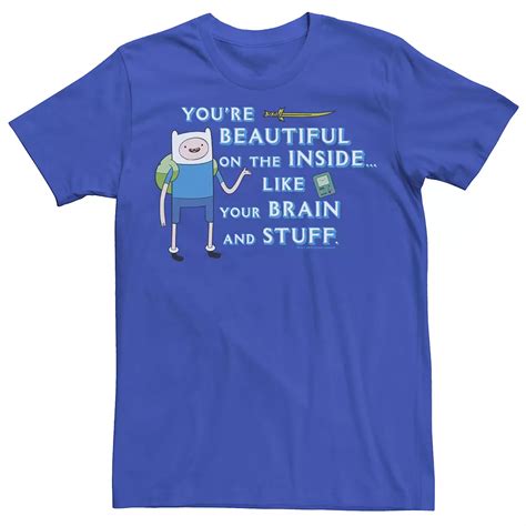 Men's Cartoon Network Adventure Time Finn You're Beautiful Inside ...