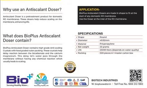 Pre & Post Treatment Water Filters - Bio+ Premium Sediment Domestic ...