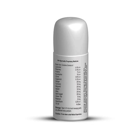 Zenius Joint Care Body Pain Massage Oil, 60ml – ClickOnCare