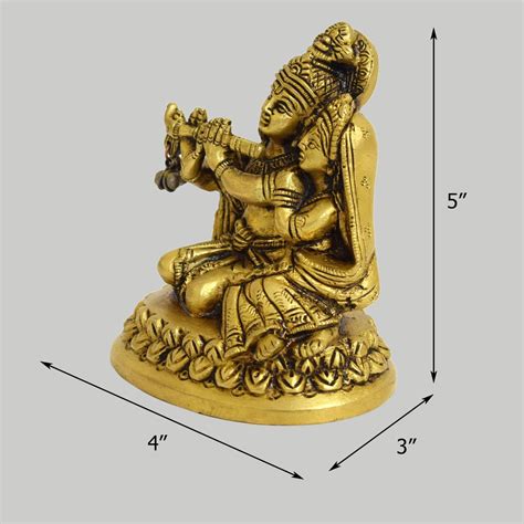 BRASS RADHA KRISHNA IDOL