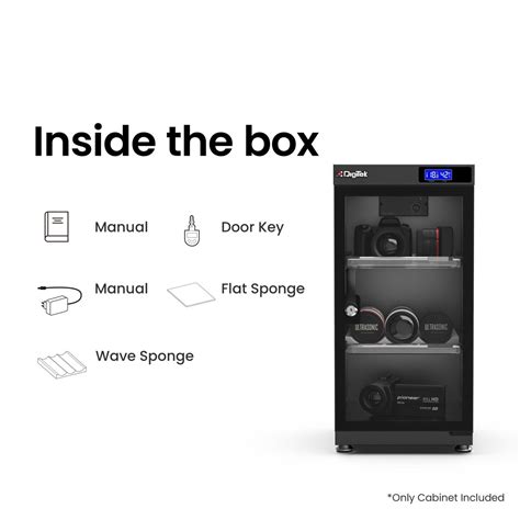 Buy Digitek 50 Liters Digital Display Dry Cabinet with Humidity ...