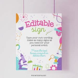 Editable Science Sign 的图像结果