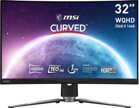 MSI MPG323CQR 31.5 Inches LCD Gaming Monitor - 1000R Curvature, QHD ...