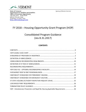 Fillable Online State of Vermont Department for Children and Families ...