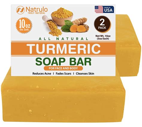 Amazon.com : Turmeric Soap Bar for Face & Body - Natural Turmeric Skin ...