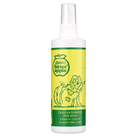 Grannick's Bitter Apple Spray for Dogs and Cats, Chewing Deterrent, 8 ...