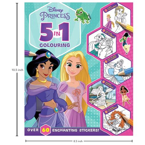 Parragon Publishing Disney Princess: 5-In-1 Activity Books – The Mom Store