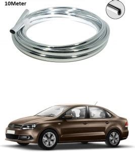 XZRTZ Chrome Sticky Car Door Edge Scratch Guard Trim Molding Protector ...