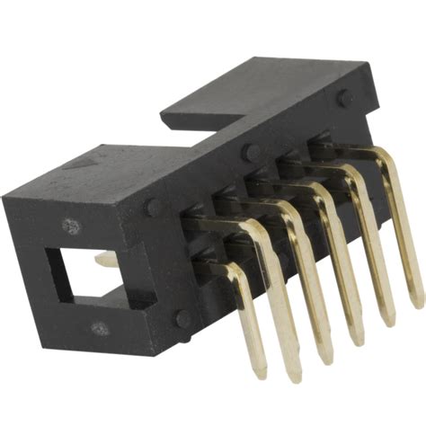 IDC Male connector (shrouded header), 10 pin - Protostack