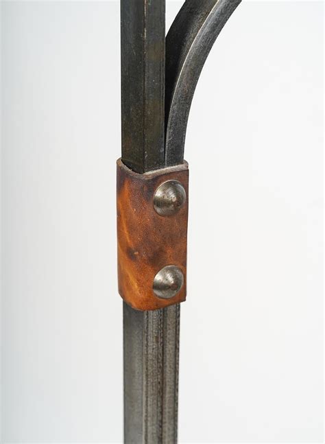 Wrought Iron and Copper Floor Lamp from the 1960s For Sale at 1stDibs ...