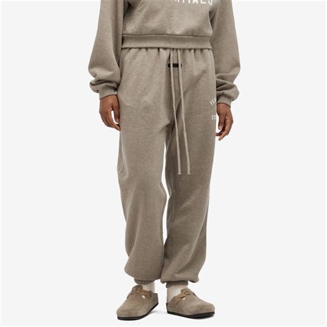 Fear of God ESSENTIALS Fleece Sweatpants Heather Gray | END. (US)