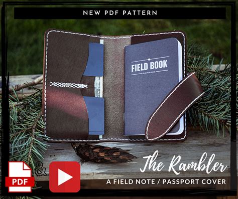 Leather Journal Cover Free Pattern 的图像结果