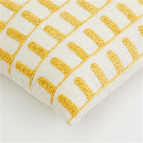 Buy Fiesta Wave Textured Filled Cushion - 45 x 45 cm from Home Centre ...