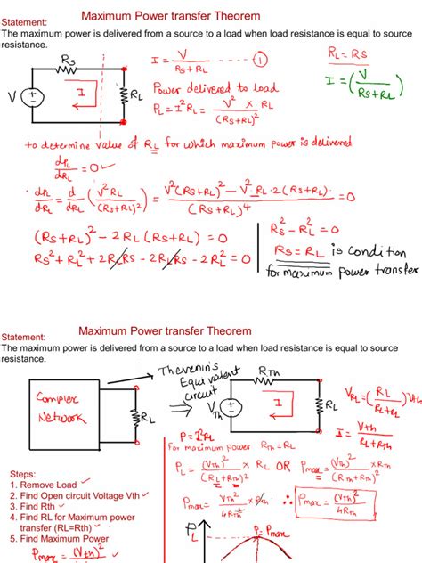 Image result for Max Power Theorem Practice Worksheet with Answers