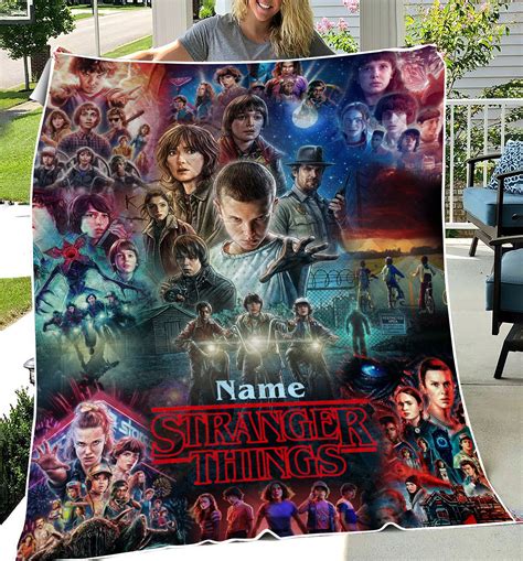 Stranger Things Season 4 2022 Netflix Blanket Fan Gift - Hearthtops Store