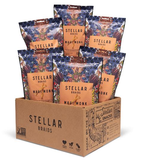 Stellar Pretzel Braids - Maui Monk 5oz Stellar Snacks