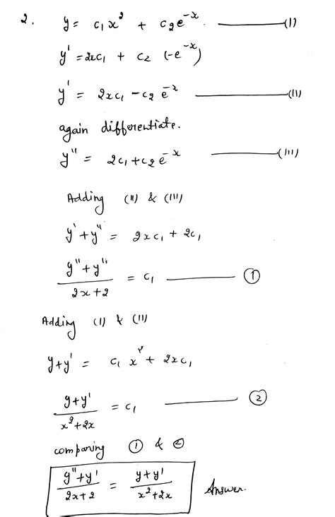 Image result for Eliminating Arbitrary Constant Logarithm