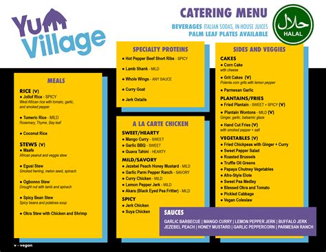 Catering - Cleveland — Yum Village