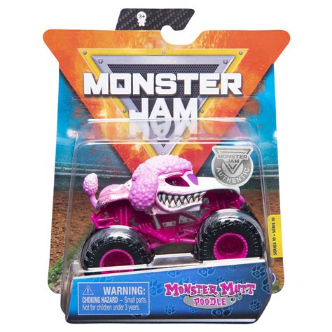 Buy Monster Jam, Official Monster Mutt Poodle Truck, Die-Cast Vehicle ...