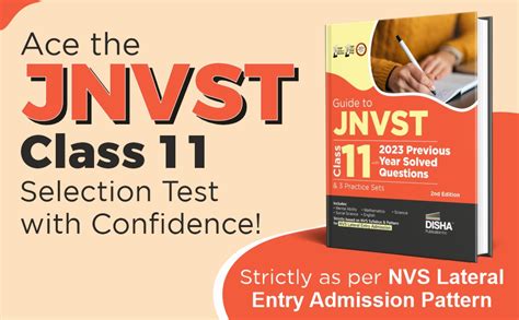 Guide to JNVST Class 11 with 2023 Previous Year Solved Questions & 3 ...