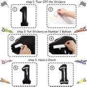 Buy Race Car 1st Birthday Party Decorations for Boys Fast One Let’s Go ...