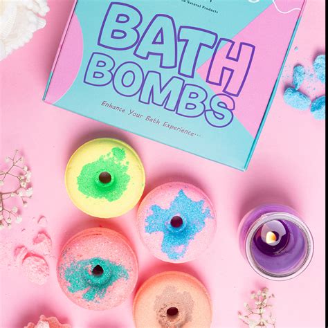 Donuts bath bombs strawberry, berry bubble gum, mango coco and lemon ...