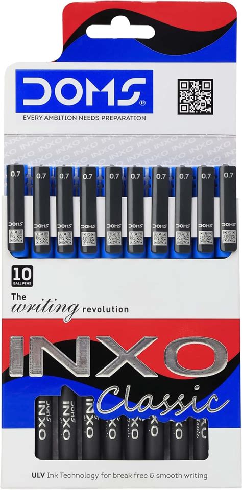 Doms Inxo Classic Ballpoint Pen| The Writing Revolution| ULV Ink ...