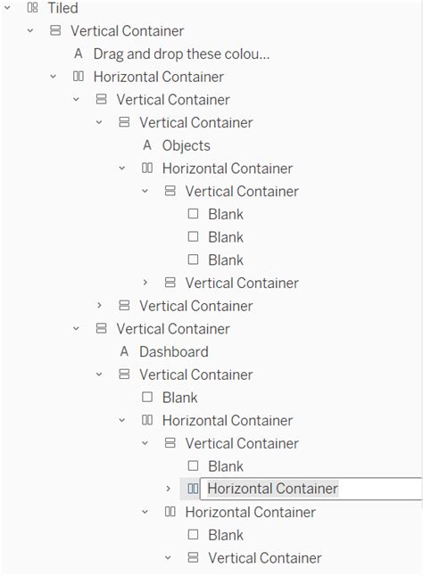 Image result for Adding Containers in Tableau