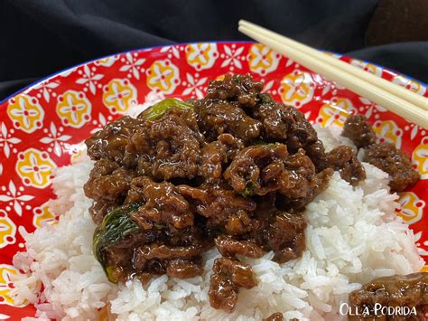 Olla-Podrida: Spicy Ground Beef Teriyaki