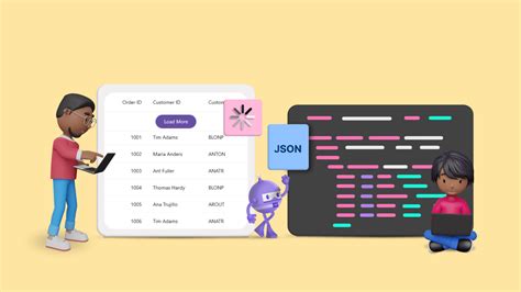 JSON Data Loading 的图像结果