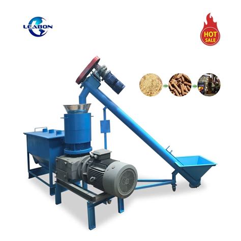 300-500kg/H Flat Die Wood Pellet Mill Biomass Fuel Pellet Machine Wood ...