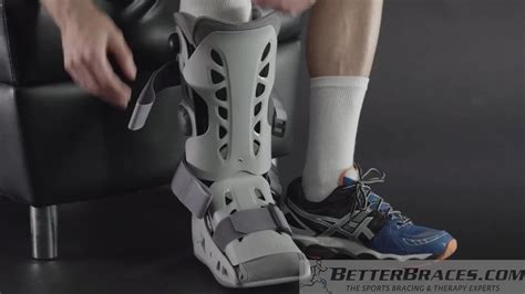 AIR CAST - Aircast Airselect Elite Pneumatic Air Walker Boot for Foot ...