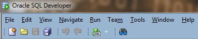 Image result for Oracle SQL Developer Toolbar