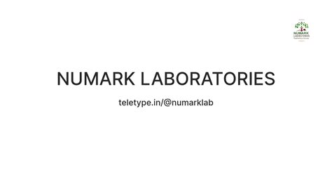 NUMARK LABORATORIES — Teletype