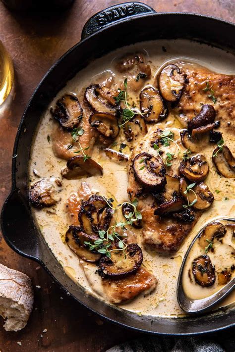 Creamy Balsamic Mushroom Chicken Marsala | Recipe Cart | Recipe Cart