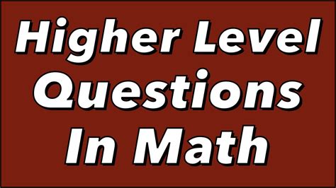 Math Topics Question 的图像结果