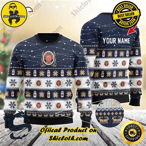 Personalized Christmas Twinkle Lights Bud Light Christmas Beer Sweater ...