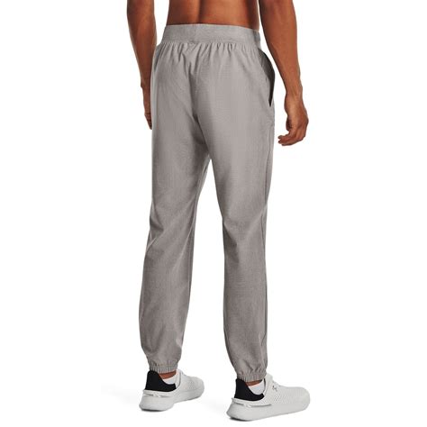 Under Armour | Stretch Printed Closed Hem Woven Joggers | Grey ...
