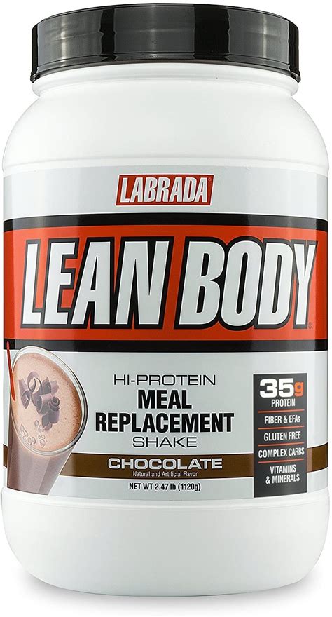 LABRADA NUTRITION - Lean Body High Protein Meal Replacement Shake, Whey ...