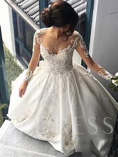Sleeve Gown Wedding Dress by Gown Beaded Appliques Sleeve Wedding Dress Sleeve Gown Wedding Dress