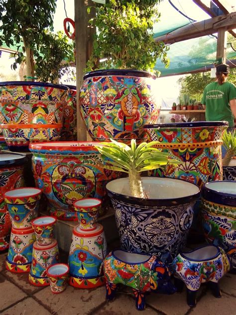 Big Talavera Pots. | Mexican decor, Decor, Talavera pottery