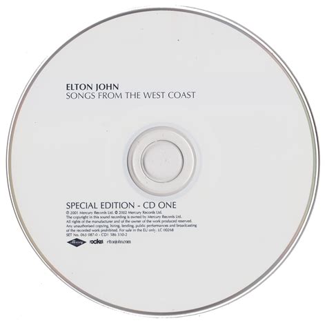 Elton John - Songs From The West Coast (2001) [2002, 2CD, Special ...