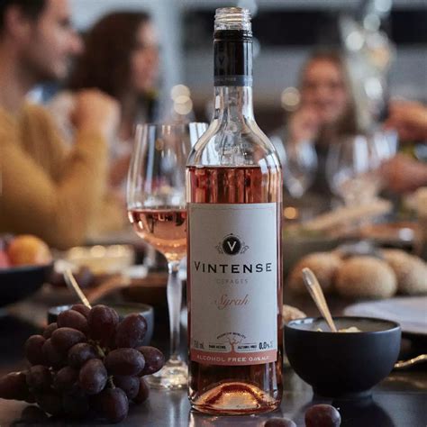 Vintense Cepages Syrah Rosé – 750ml Alcohol-Free Rosé Wine – Drydrnks