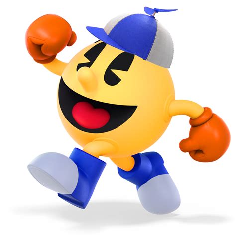 Jr. Pac-Man SSBU-ified by SuperStarfy2002 on DeviantArt