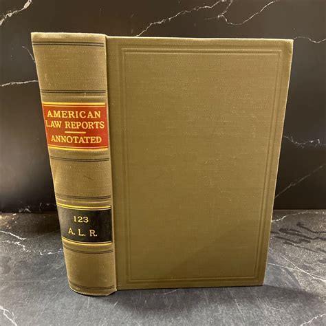 american law reports annotated book, by george h. parmele, 1939 Hardco ...