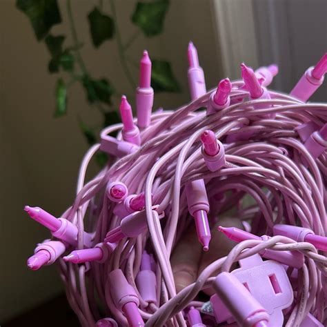 Image result for Pale Pink LED String Lights