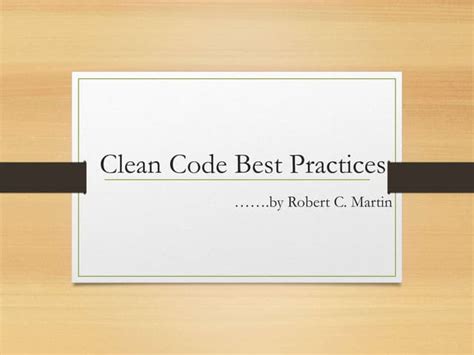 Image result for Clean Code Principles Python Robert Martin
