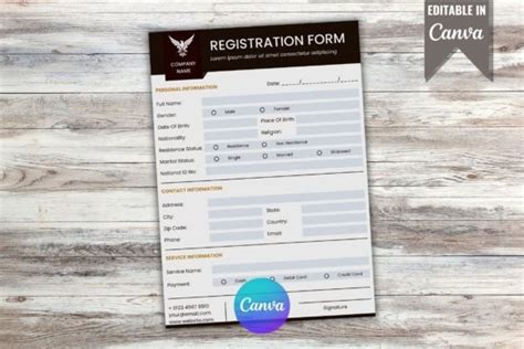 Image result for Creative Registration Forms
