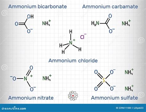 Ammonium Salts: Ammonium Bicarbonate, Ammonium Carbamate, Ammonium ...